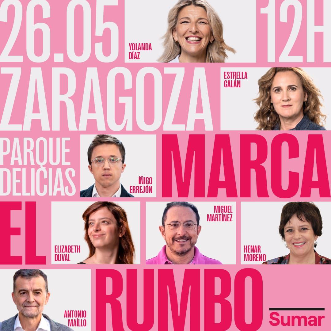 #MarcaElRumbo Acto central de Campaña Sumar