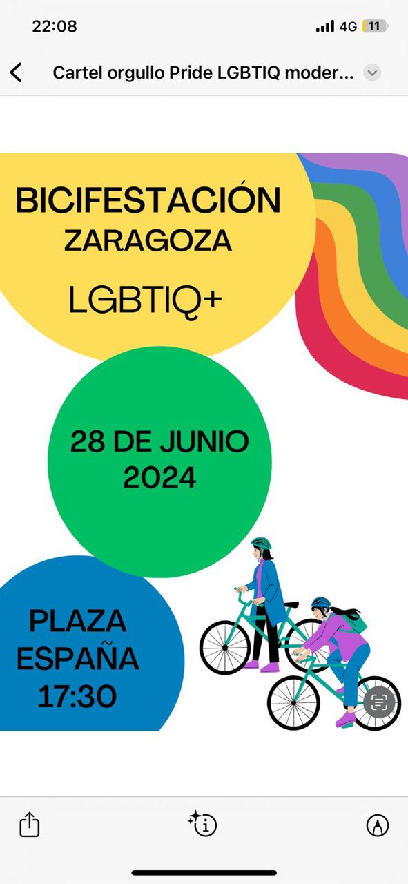 Bicifestación Zaragoza LGTBIQ