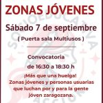 Convocatoria de Huelga Zonas Jóvenes