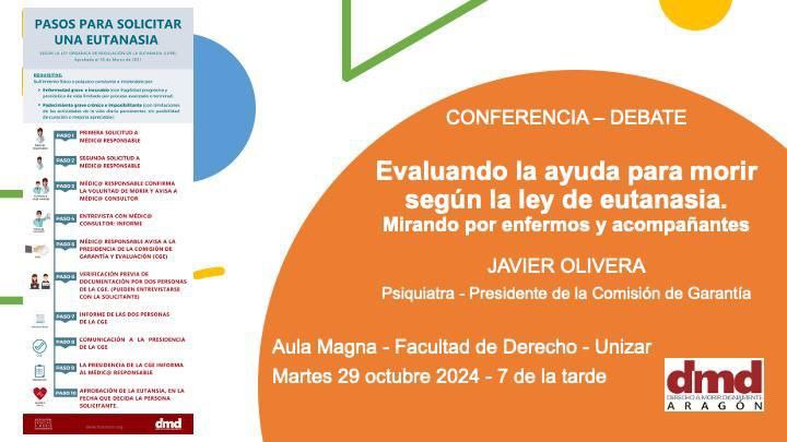 Conferencia | Evaluando la ayuda para morir según la ley de eutanasia