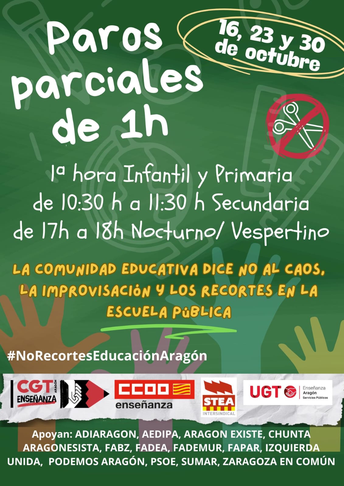 Educación | Paros Parciales