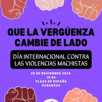 25N - Contra las violencias machistas: que la vergüenza cambie de lado