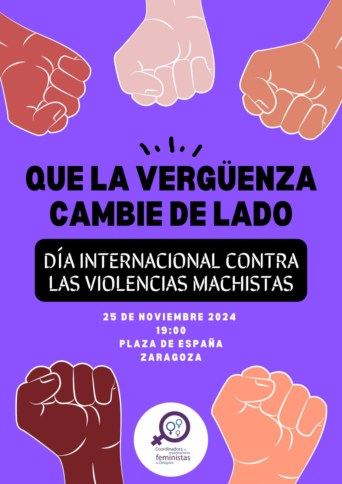 25N - Contra las violencias machistas: que la vergüenza cambie de lado