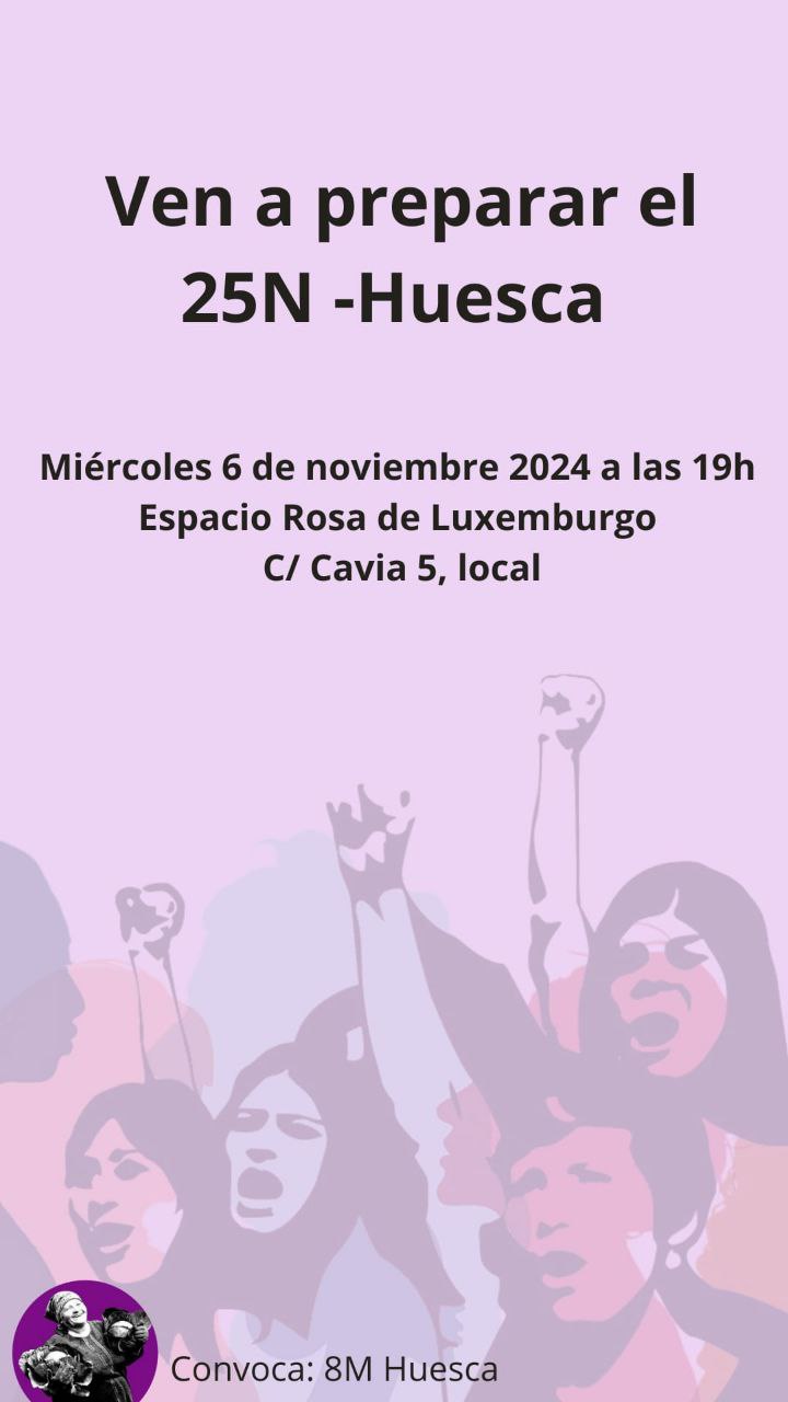 Ven a preparar el 25N, Huesca