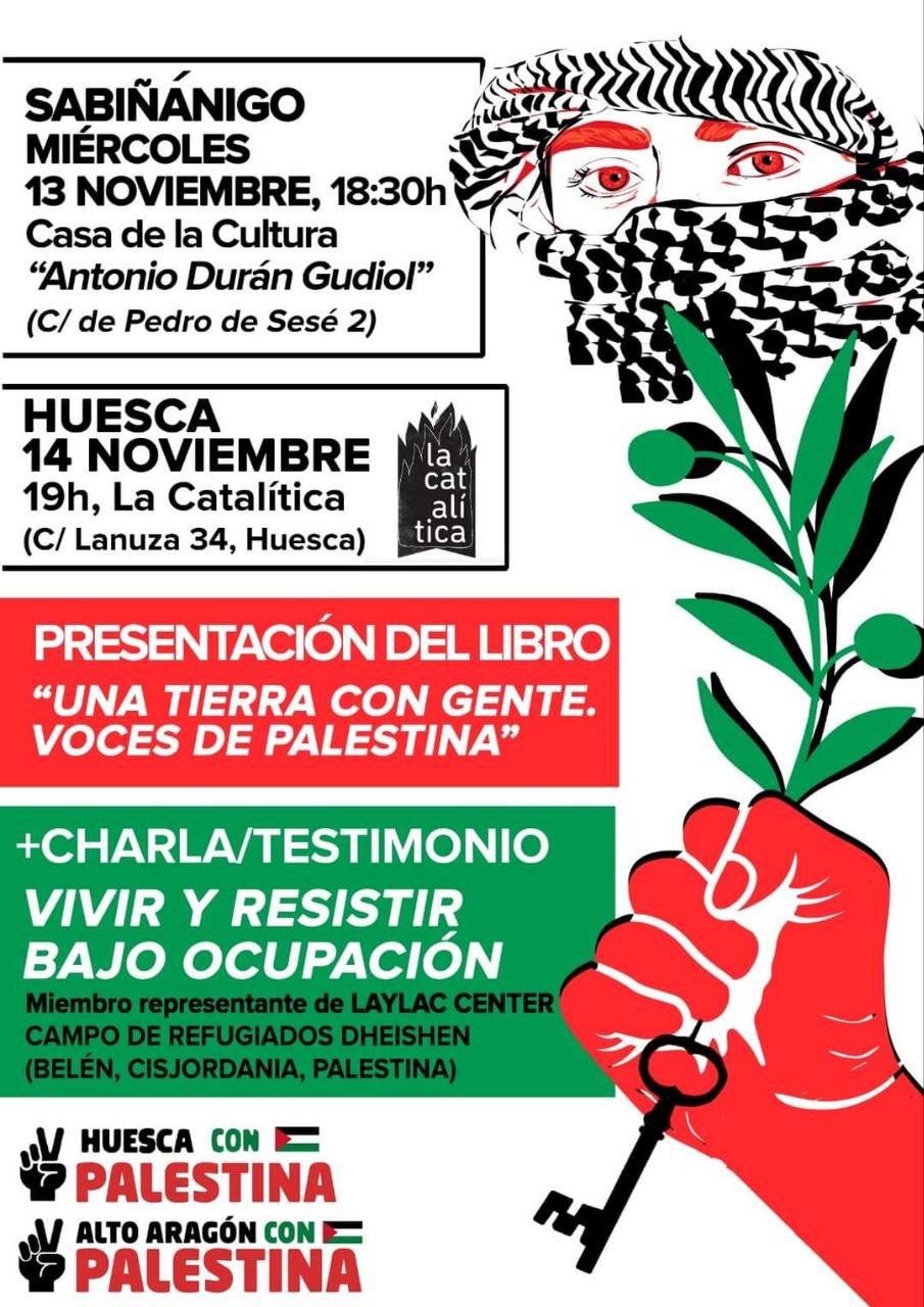 Presentación Libro: Una tierra con gente. Voces de Palestina