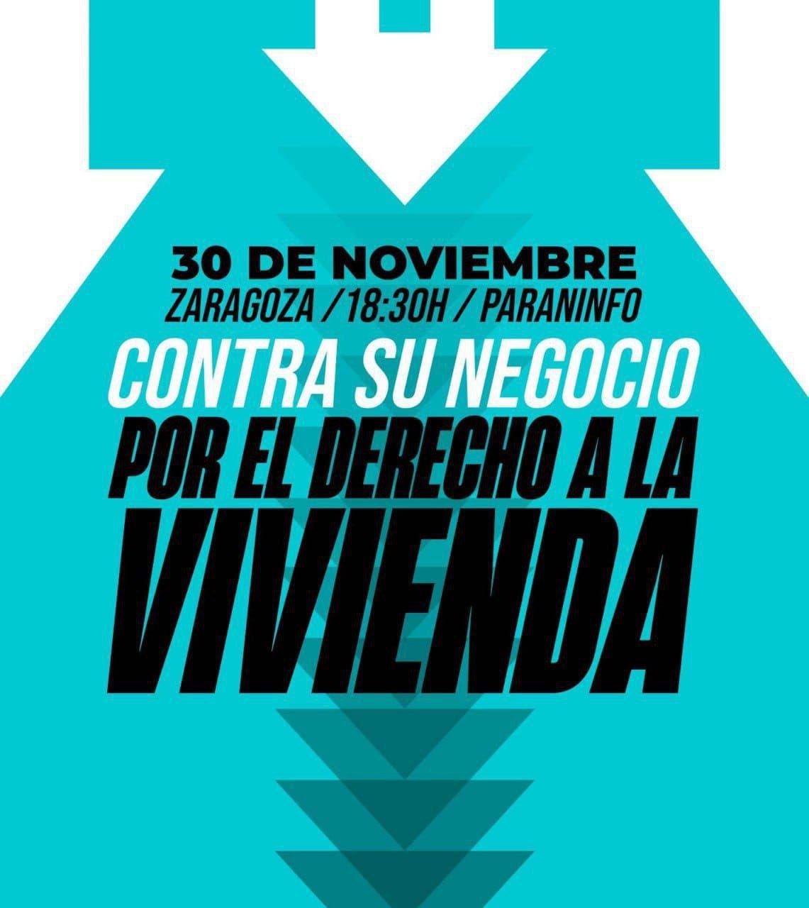 Contra su negocio por el derecho a la vivienda