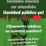 Concentración Sanidad pública ya