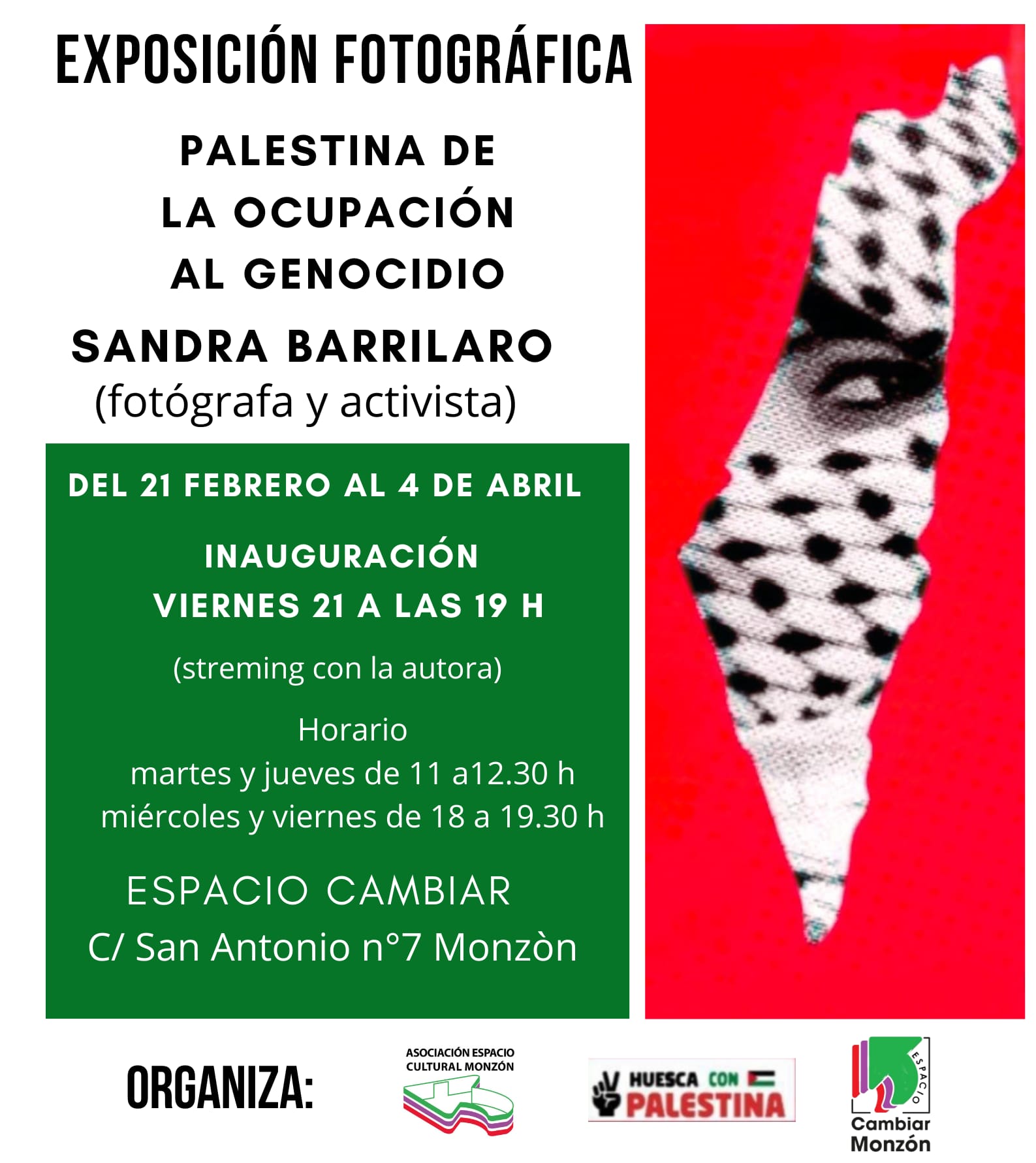 Exposición: Palestina, de la ocupación al genocidio Sandra Barrilaro