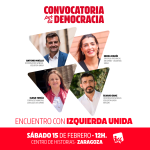 Convocatoria por la Democracia - Antonio Maíllo en Zaragoza