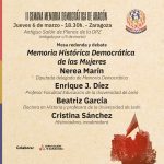 II Semana Memoria Democrática de Aragón - PAMA