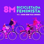 8M Bicicletada feminista en Huesca