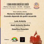 Mesa redonda. II Semana de Memoria Democrática de Aragón