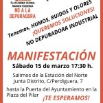 Manifestación por un Picarral para vivirlo