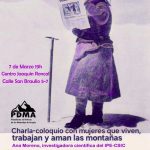 8M Charla-coloquio "Mujeres y montañas"